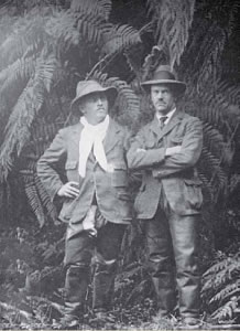 Old photograph of Sir Charles Burroughs and Sir Brantson Pickle R.A.