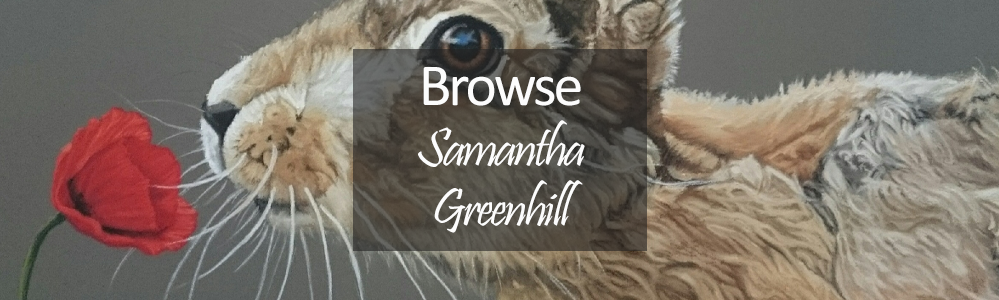 Samantha Greenhill Original - Hare (Close Up)