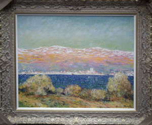 View of Antibes (Morning Effect) In The Style of Claude Monet