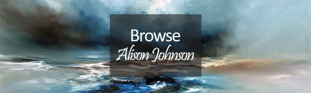 alison johnson artwork grey seascape