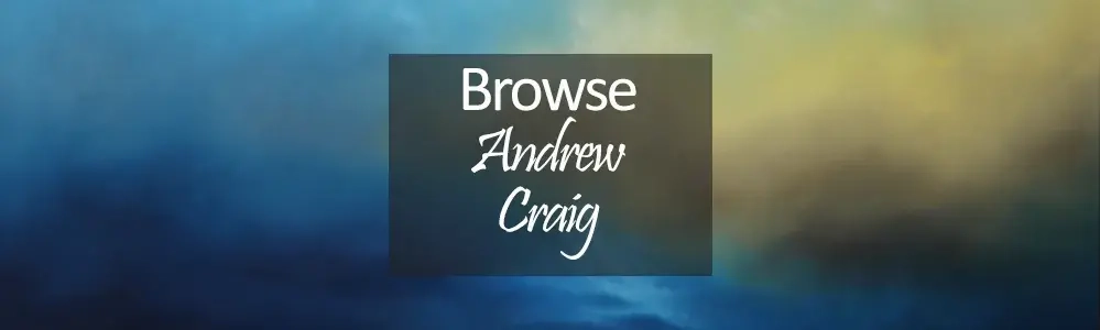 Andrew Craig Prints and Paintings Artwork - abstract blue yellow sky