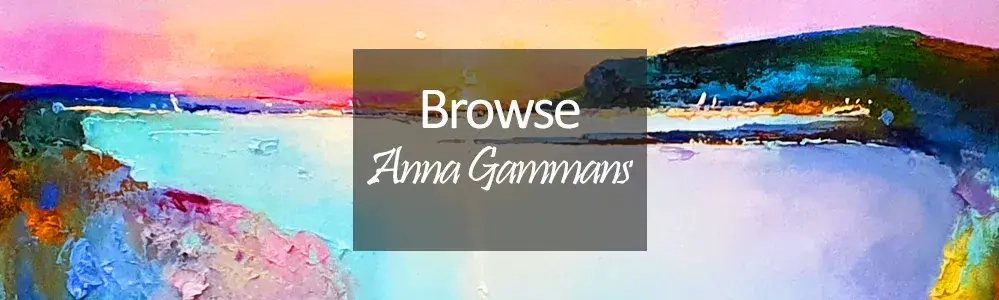 Anna Gammans Originals & Paintings impasto pastel colour coastal scene