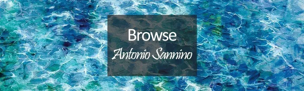 Antonio Sannino Artwork painting of ripples on calm water