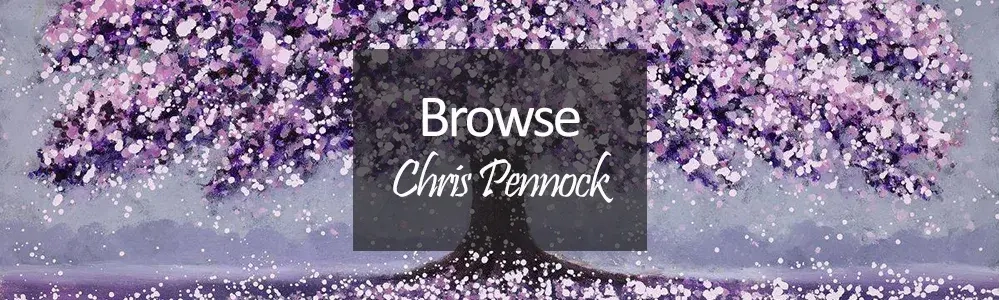 chris pennock art - pink blossom tree