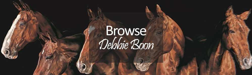 Debbie Boon animals and horse, equestrian artwork