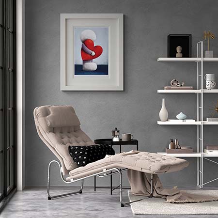 Buy Feel The Love by Doug Hyde - Featuring framed picture in a living room setting