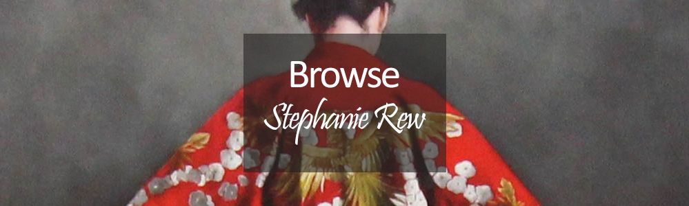 Stephanie Rew Paintings and Prints - Floral Kimono